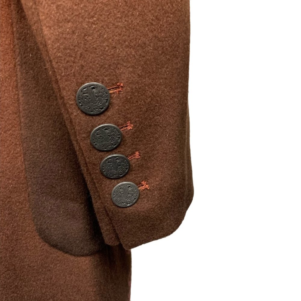 VINTAGE Asylum by Raw7 Cashmere Trench Coat "Moth" - Picture 5 of 5